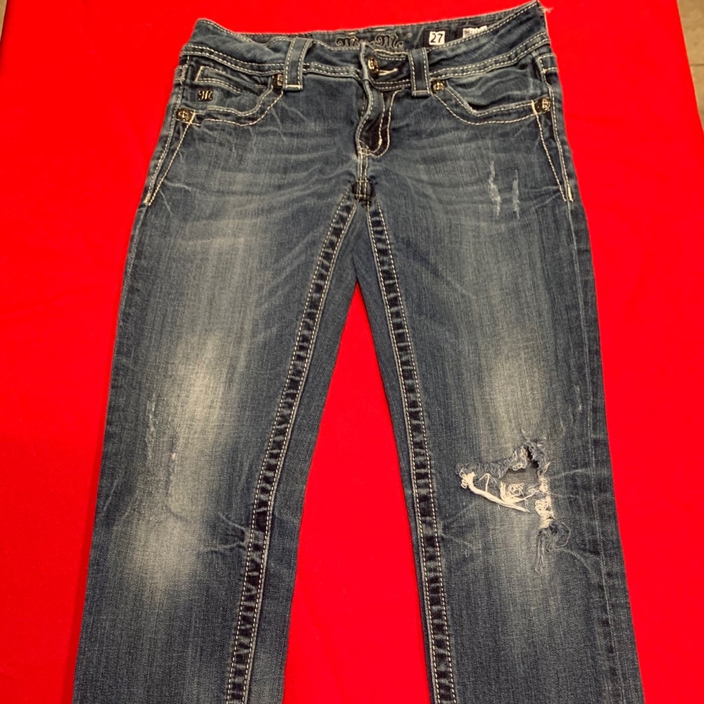 Miss Me Boot Cut Jeans, Size 28